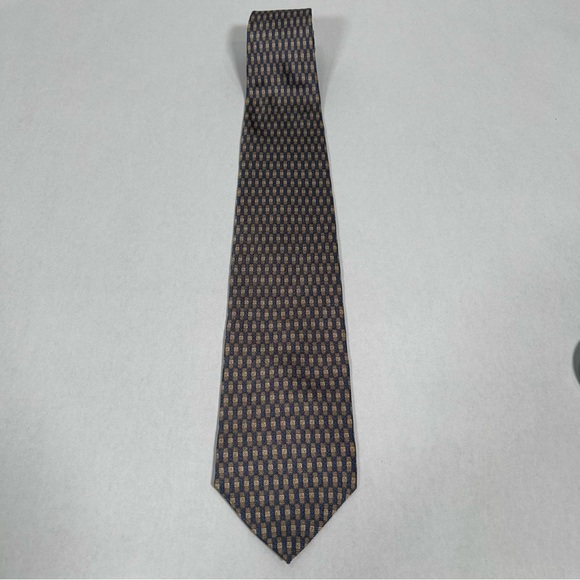 2 for$15 Robert Stock 100% Silk Patterned Tie - Picture 2 of 8